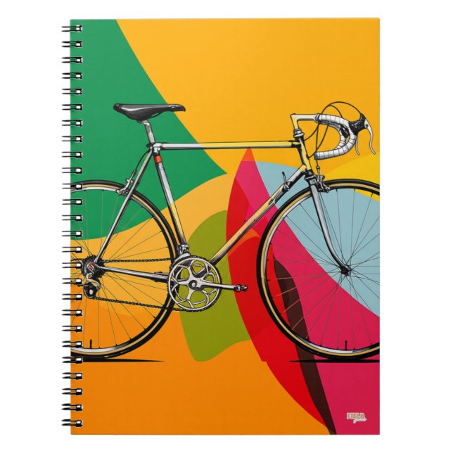 Cuaderno Vintage Racing Bicycle Notebook (Front)