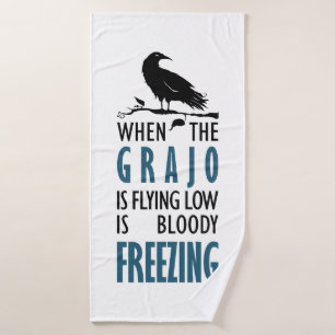 Cuando el grajo vuela bajo bath towel