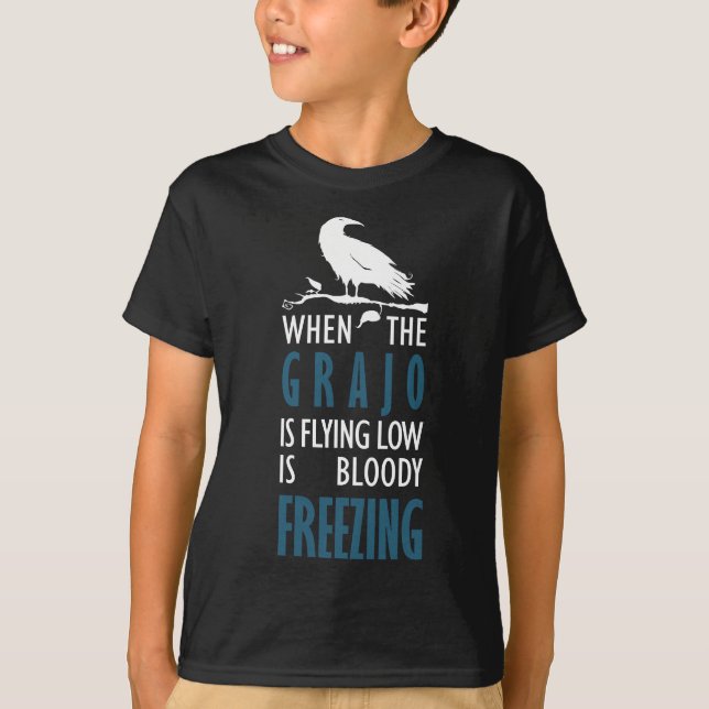 Cuando el grajo vuela bajo T-Shirt (Front)
