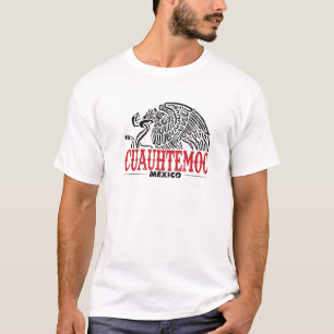 Cuauhtémoc Mexico Eagle Retro Vintage Distressed T-Shirt