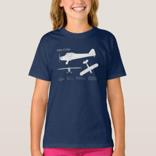 Cub Airplane - Airplane Blueprint Plans ABD T-Shirt