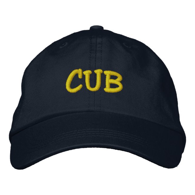 CUB EMBROIDERED HAT (Front)