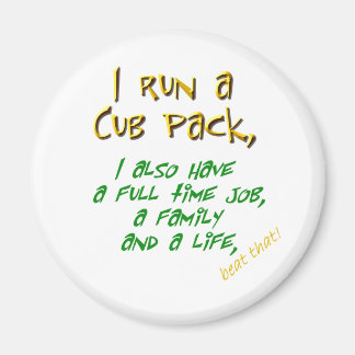 cub leader green magnet