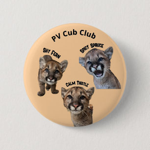 Cub Trio 6 Cm Round Badge