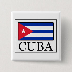 Cuba 15 Cm Square Badge