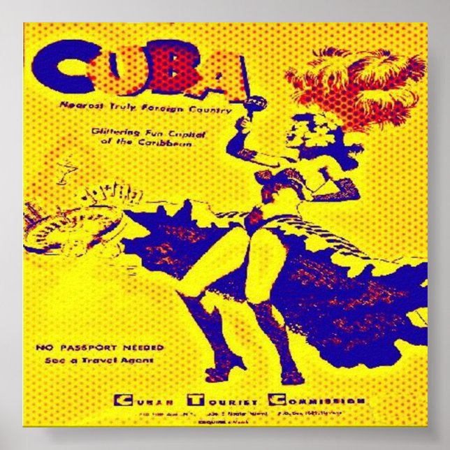 Cuba 1950's Print (Front)