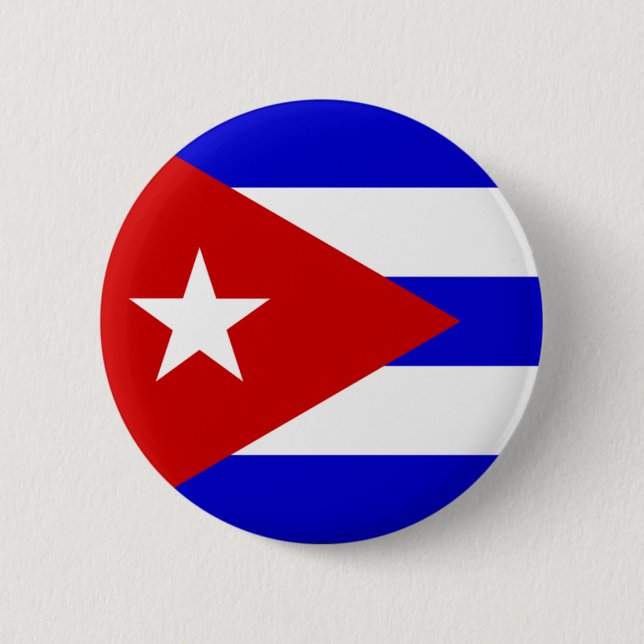 Cuba 6 Cm Round Badge (Front)
