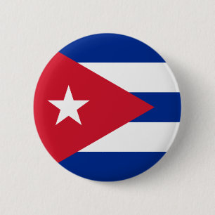 cuba 6 cm round badge