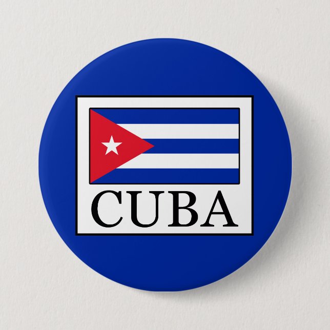 Cuba 7.5 Cm Round Badge (Front)