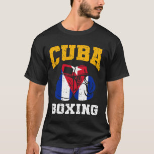 Cuba Boxing Gloves Cuban Flag Boxing Team Cuba Pri T-Shirt
