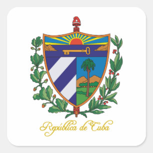 "Cuba COA" Square Sticker