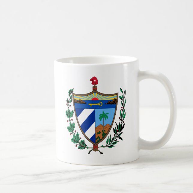 cuba coat of arms coffee mug (Right)