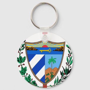 Cuba Coat of Arms Key Ring