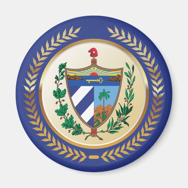 Cuba Coat of Arms Magnet (Front)