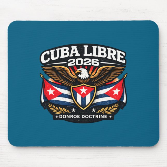 Cuba Cuba Libre Donroe Doctrine Design Mouse Pad (Front)