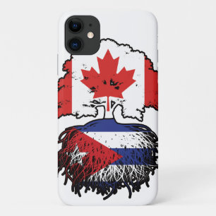 Cuba Cuban Canadian Canada Tree Roots Flag Case-Mate iPhone Case