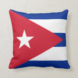 Cuba (Cuban) Flag Cushion