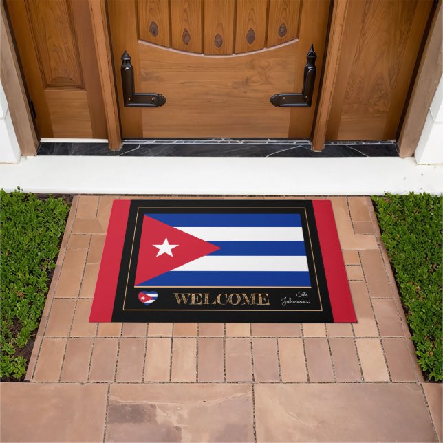 Cuba & Cuban Flag house mats /sports Welcome (Outdoor)