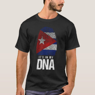 Cuba DNA Born Cuban Flag Havana T-Shirt