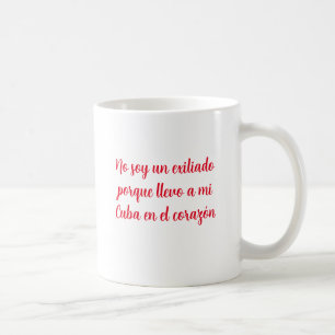 Cuba en mi corazon coffee mug