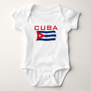 Cuba Flag 1 Baby Bodysuit