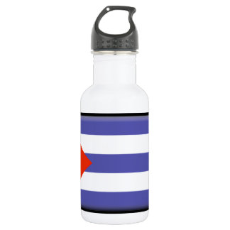 Cuba Flag 532 Ml Water Bottle