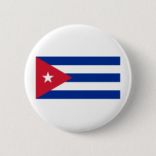 Cuba Flag 6 Cm Round Badge