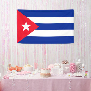 Cuba flag banner