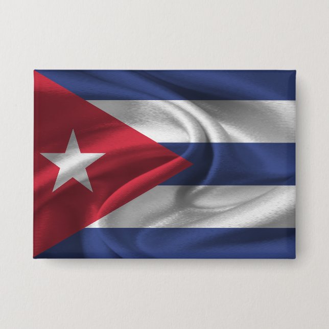 Cuba Flag Button (Front)