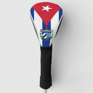 Cuba flag-coat of arms  golf head cover