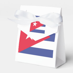 Cuba Flag Emblem Favour Box
