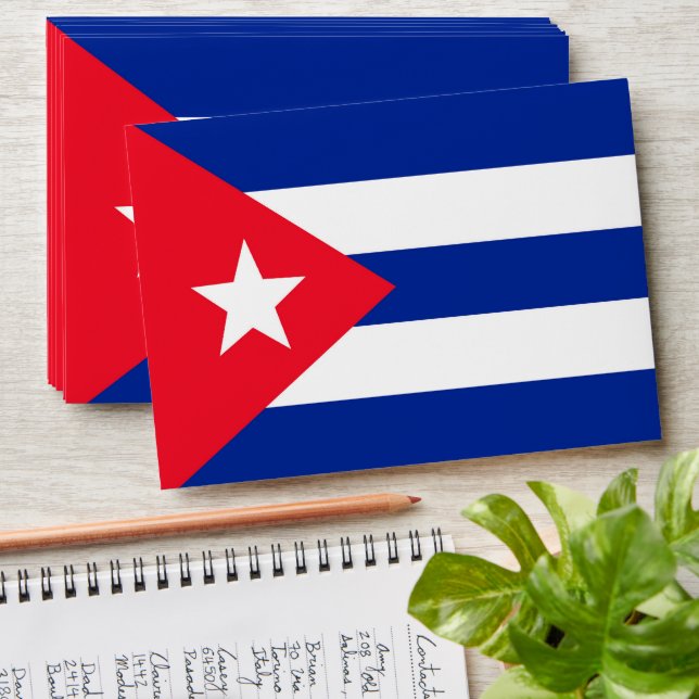 Cuba flag envelope (Stacked)