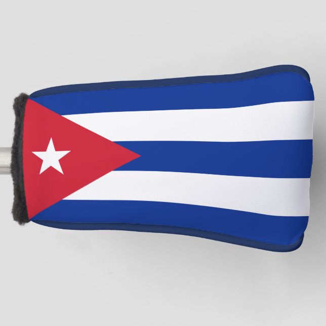 Cuba Flag Golf Head Cover (Front)