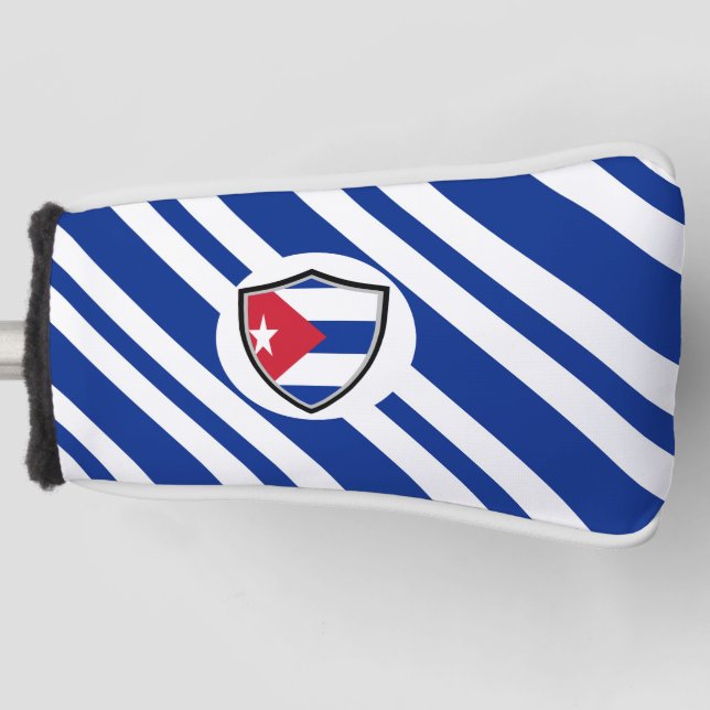 Cuba flag golf head cover (Front)