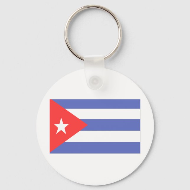 Cuba Flag Key Ring (Front)