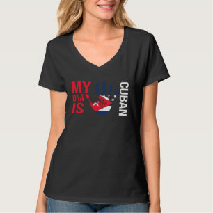 Cuba flag my Cuban DNA Cuba holiday Cuba T-Shirt