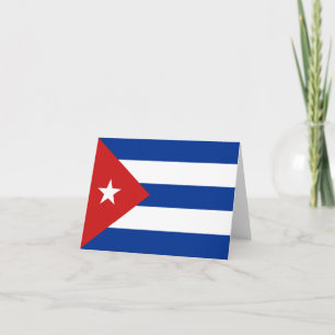 Cuba Flag Notecard