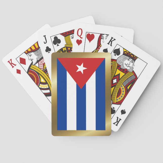 Cuba Flag Playing Cards (Back)