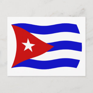 Cuba Flag Postcard