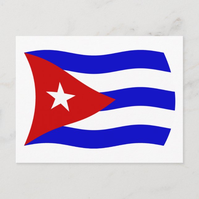Cuba Flag Postcard (Front)