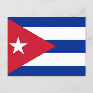 Cuba Flag Postcard