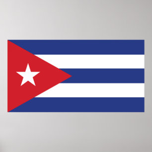 Cuba Flag Poster