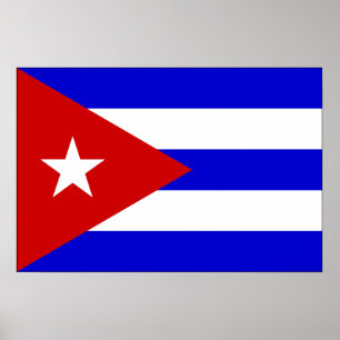 Cuba Flag Poster