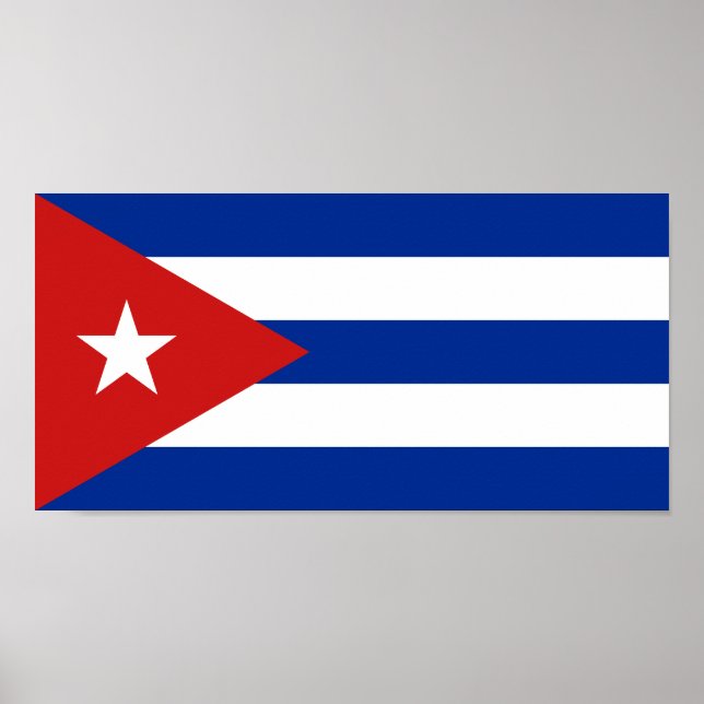 Cuba Flag Poster (Front)