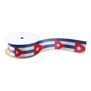 Cuba Flag Satin Ribbon