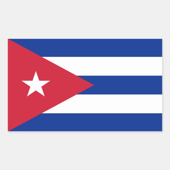 Cuba Flag Sticker (Front)