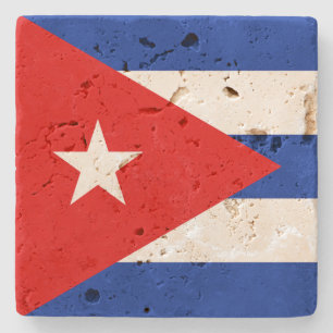 Cuba Flag Stone Coaster