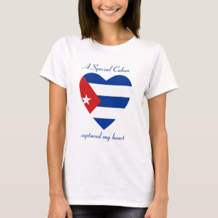 Cuba Flag Sweetheart T-Shirt