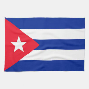 Cuba flag tea towel