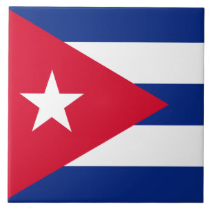 Cuba Flag Tile
